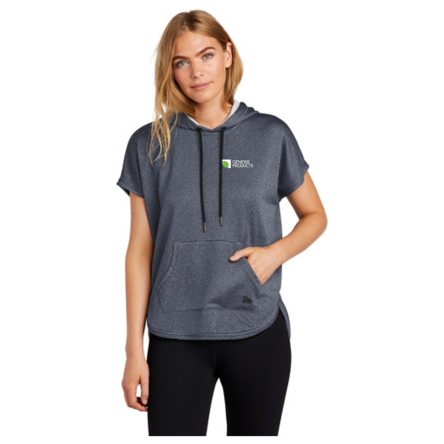 New Era ® Ladies Performance Terry Short Sleeve Hoodie LNEA533