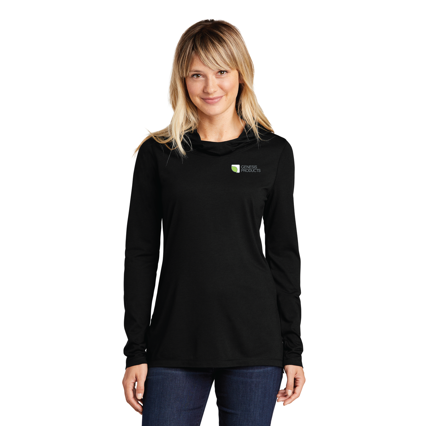 Sport-Tek ® Ladies PosiCharge ® Tri-Blend Wicking Long Sleeve Hoodie LST406